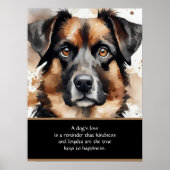 Hunde Liebe Poster (Vorne)