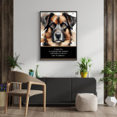Hunde Liebe Poster