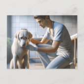 Hunde-Liebe Postkarte (Vorderseite)