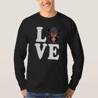 Hunde Liebe Rottweiler Für Männer Und Frauen 1 T-Shirt