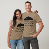 Hunde Liebe T-Shirt (Unisex)