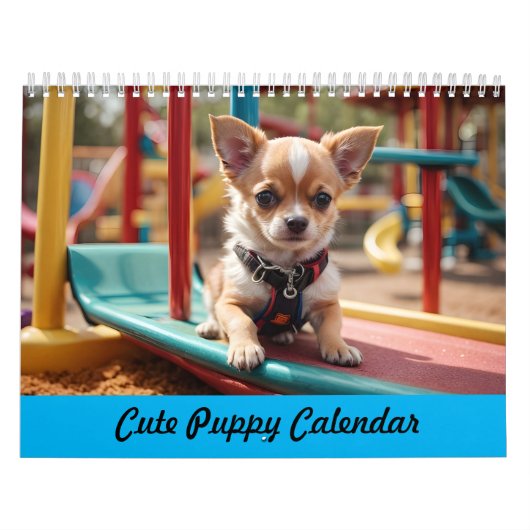 Hunde lieben Niedlichen Welpenkalender Kalender (Titelbild)
