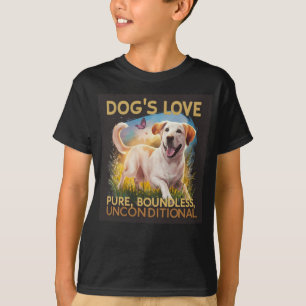 Hunde lieben rein grenzenlos bedingungslos T-Shirt