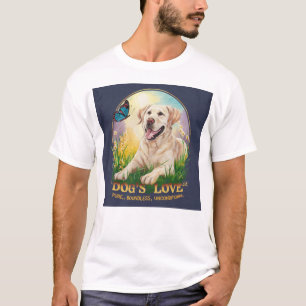 Hunde lieben rein grenzenlos bedingungslos T-Shirt