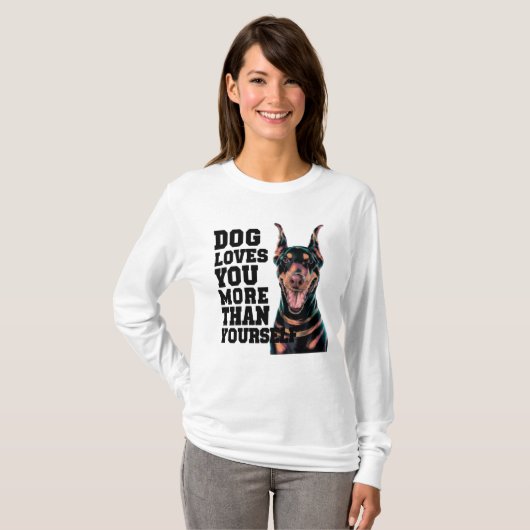 Hunde-Lieben T-Shirt (Vorne ganz)