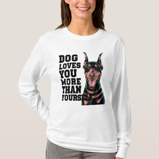 Hunde-Lieben T-Shirt (Vorderseite)