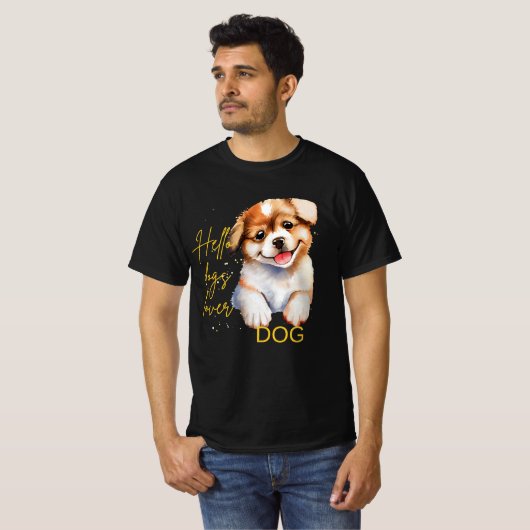 Hunde lieben T - Shirt (Vorne ganz)