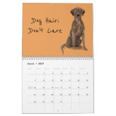 Hunde lieben Tee-Fun-Quote Kalender (Mär 2027)
