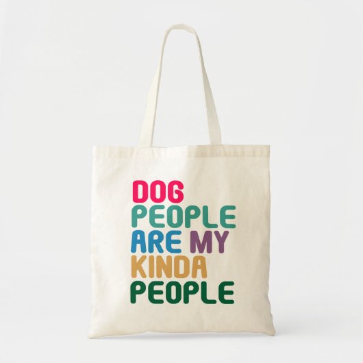 Hunde lieben Tote Bag Tragetasche (Vorne)