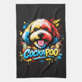 Hunde Liebhaber Cockapoo Geschenk Hundebesitzer Geschirrtuch (Vertikal)