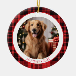 Hunde-Liebhaber Haustier-Weihnachts-Schmuck 2025 m Keramik Ornament