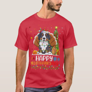 Hunde Liebhaber Lustig Glücklich Berner Sennenhund T-Shirt
