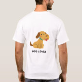 HUNDE LIEBHABER T-Shirt (Rückseite)