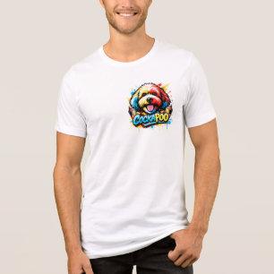 Hunde Liebhaber T-Shirt Cockapoo Geschenk Hundebes Tri-Blend Shirt
