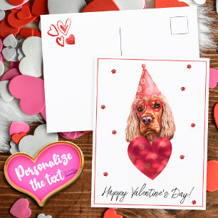 Hunde-Liebhaber Valentinsgeschenk English Cocker S Feiertagspostkarte