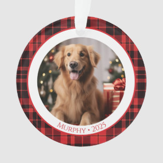 Hunde-Liebhaber Weihnachtsbaum-Schmuck 2025 mit Fo Ornament