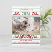 Hunde-Lieblingskarte Feiertagskarte (Stehend Vorderseite)