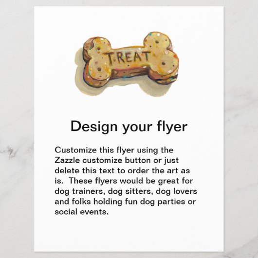 Hunde liebt Flyer für Hunde Party Business Class (Vorne)