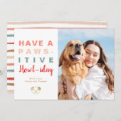 Hunde liebt Foto Pawsitive Weihnachten (Vorne/Hinten)