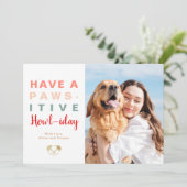 Hunde liebt Foto Pawsitive Weihnachten (Stehend Vorderseite)