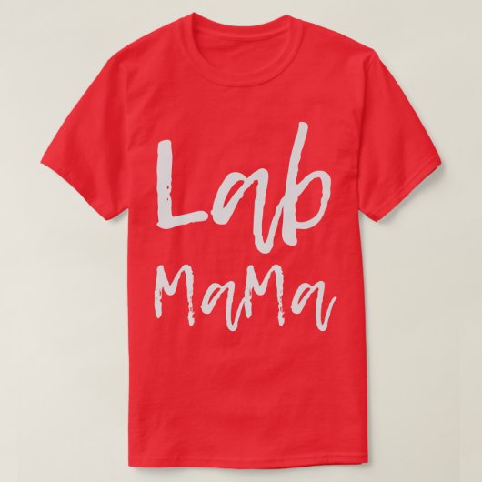 Hunde liebt Labrador Mama Labrador Retriever Besit T-Shirt (Design vorne)