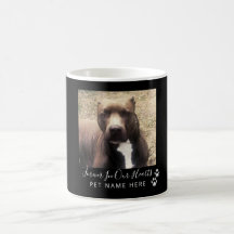 Hunde Loss Pet Memorial Foto Schwarz Personalisier