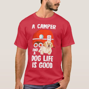 Hunde Lover Camping Tiercamper im Freien T-Shirt