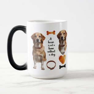 Hunde-Lover-Morphing-Tasse - versteckte Meldung 15 Verwandlungstasse