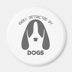 Hunde Lover Welpenliebhaber Leicht abgelenkt von H Magnet