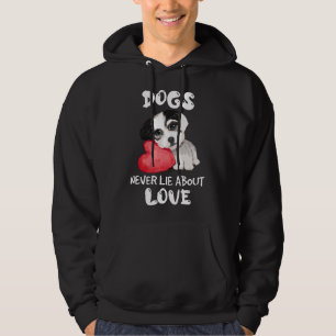 Hunde lügen nie über LIEBE Süßer Hundeknuddel Ein  Hoodie
