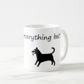 Hunde machen alles besser - Funny Dog Lover Kaffeetasse (VorderseiteRechts)