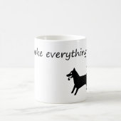 Hunde machen alles besser - Funny Dog Lover Kaffeetasse (Mittel)