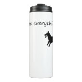 Hunde machen alles besser thermosbecher (Vorderseite)