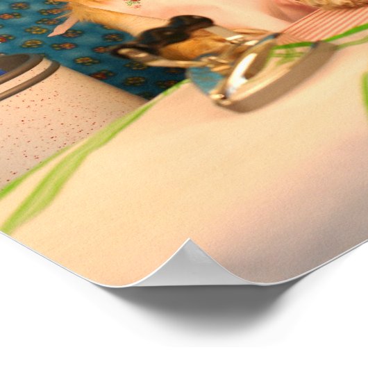 Hunde machen Eisen Poster (Ecke)