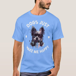 Hunde machen mich einfach glücklich T-Shirt