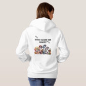 Hunde machen mich glücklich hoodie (Schwarz voll)