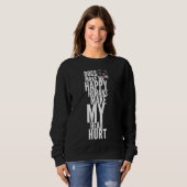 Hunde machen mich glücklich, Menschen machen meine Sweatshirt (Vorne ganz)