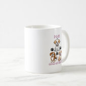 Hunde machen mich glücklich - Niedlicher Hund Love Kaffeetasse (VorderseiteRechts)