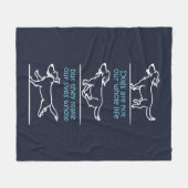 Hunde machen unser ganzes Leben Fleecedecke (Vorderseite (Horizontal))