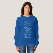 Hunde machen unser ganzes Leben Sweatshirt (Vorne ganz)