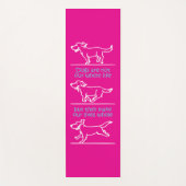 Hunde machen unser ganzes Leben Yogamatte (Vorderseite)