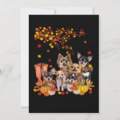 Hunde machen unser Leben letzte Weihnachten Dankeskarte (Vorderseite)