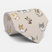 Hunde malen krawatte (Gerollt)