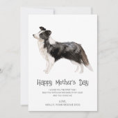 Hunde malen Muttertag Feiertagskarte (Vorderseite)