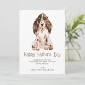 Hunde malen Muttertag Feiertagskarte (Stehend Vorderseite)