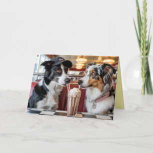 Hunde-Malsshop Valentinstagskarte Feiertagskarte