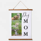 Hunde Mama 3 Fotocollage Holztäfelung Wandteppiche (Vorderseite)