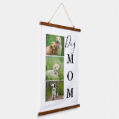 Hunde Mama 3 Fotocollage Holztäfelung Wandteppiche (Gewinkelt)