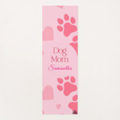 Hunde-Mama anpassbar Yogamatte (Vorderseite)