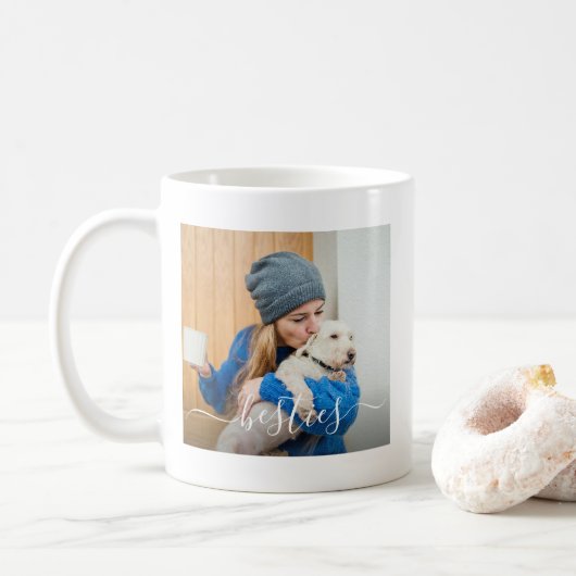 Hunde-Mama-Besties Kaffeetasse (Mit Donut)